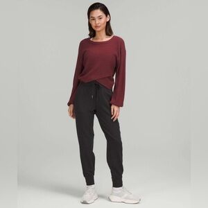 Lululemon ready to fleece high rise ankle length joggers